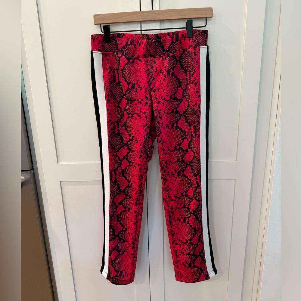 💗Pam & Gela Hot Pink Snake Pants Sz Small 💗